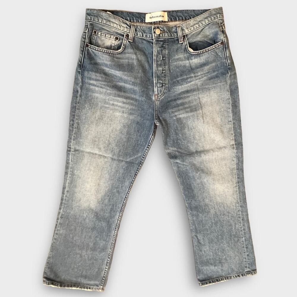 REFORMATION Jordi Kick Flare Jean Size 31 - Picture 1 of 8
